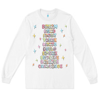 White jesus names believe Long Sleeve Tee - MaliasSmallBusiness