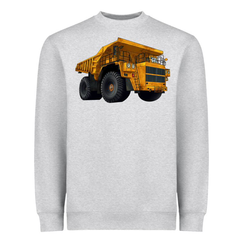 Dump Truck Heavyweight Sweatshirt by LillyAllenDesigns | Teevron