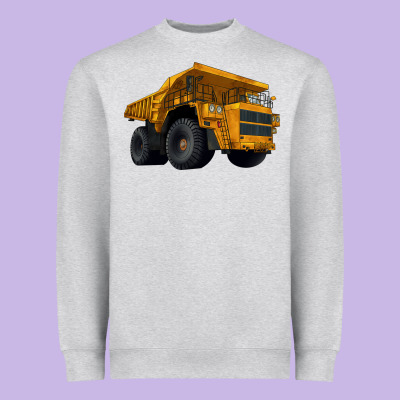 Dump Truck Heavyweight Sweatshirt Designed By Lillyallendesigns