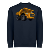 Navy Dump Truck Heavyweight Sweatshirt - LillyAllenDesigns