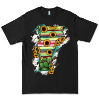 Black Vermont State Map Premium Tee - RanaPortraitStore