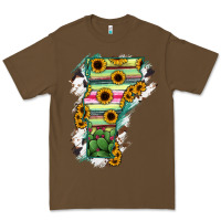 Cacao Vermont State Map Premium Tee - RanaPortraitStore