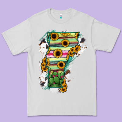 Vermont State Map Premium Tee Designed By Ranaportraitstore