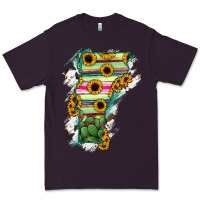 Plum Vermont State Map Premium Tee - RanaPortraitStore