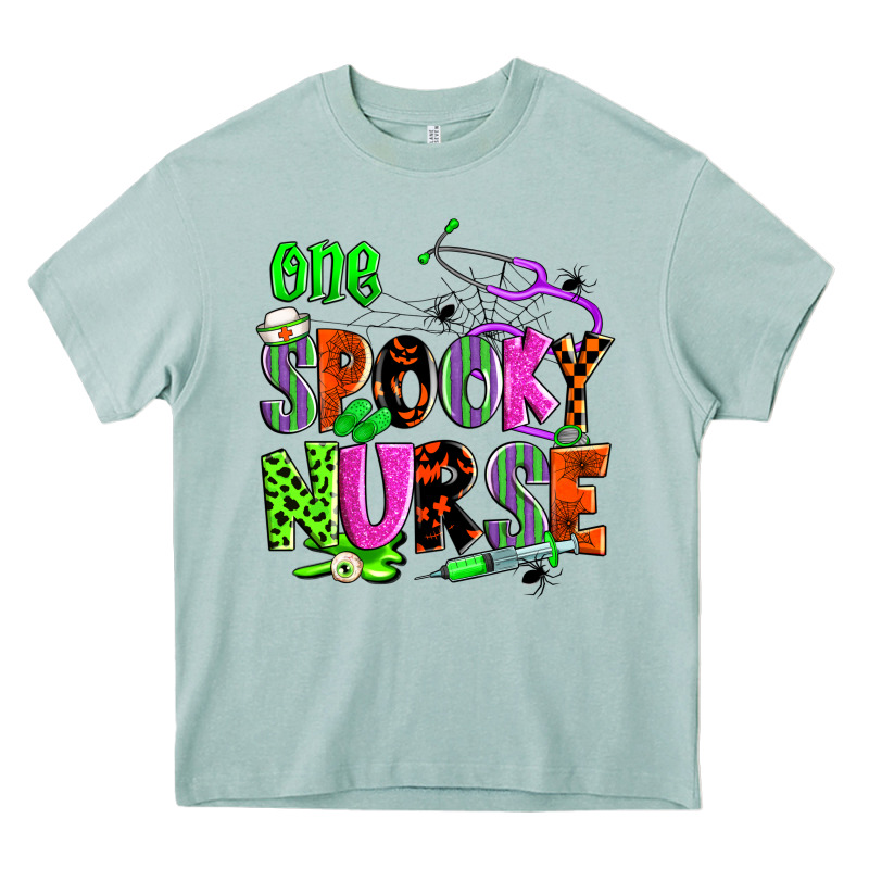 One Spooky Nurse Heavy Core Tee by Zillion Design Studio | Teevron