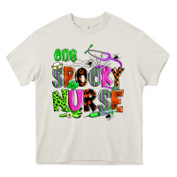 Cream one spooky nurse Heavy Core Tee - Zillion Design Studio