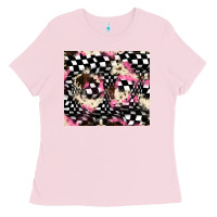 Bubblegum Pink race cowhide tumbler Ladies Tee - JahusDesignShop