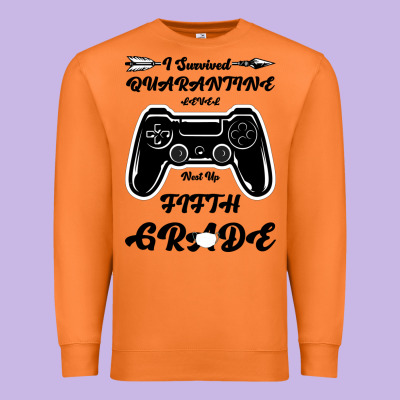 I Survived Quarantine Level Next Fifth Grade Premium Sweatshirt Designed By Bettercallsaul
