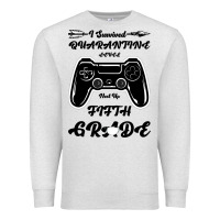 Oatmeal Heather I Survived Quarantine Level Next Fifth Grade Premium Sweatshirt - Bettercallsaul