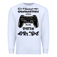 White I Survived Quarantine Level Next Fifth Grade Premium Sweatshirt - Bettercallsaul