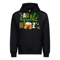 Black Bad green boozy St. Patrick's Day Urban Hoodie - CowGirlArtShop