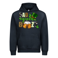 Navy Bad green boozy St. Patrick's Day Urban Hoodie - CowGirlArtShop