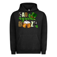 Pigment Black Bad green boozy St. Patrick's Day Urban Hoodie - CowGirlArtShop