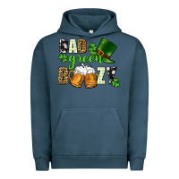 Pigment Midnight Navy Bad green boozy St. Patrick's Day Urban Hoodie - CowGirlArtShop