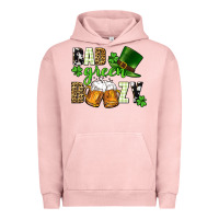 Pigment Salmon Bad green boozy St. Patrick's Day Urban Hoodie - CowGirlArtShop