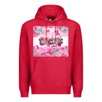 Cardinal Breast Cancer Teacher Premium Hoodie - NancyCooperArtShop