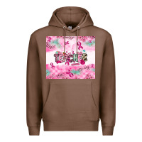 Chestnut Breast Cancer Teacher Premium Hoodie - NancyCooperArtShop