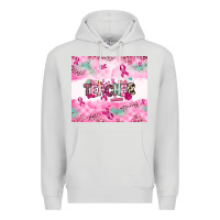 Dove Grey Breast Cancer Teacher Premium Hoodie - NancyCooperArtShop