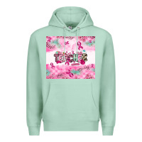 Seafoam Breast Cancer Teacher Premium Hoodie - NancyCooperArtShop