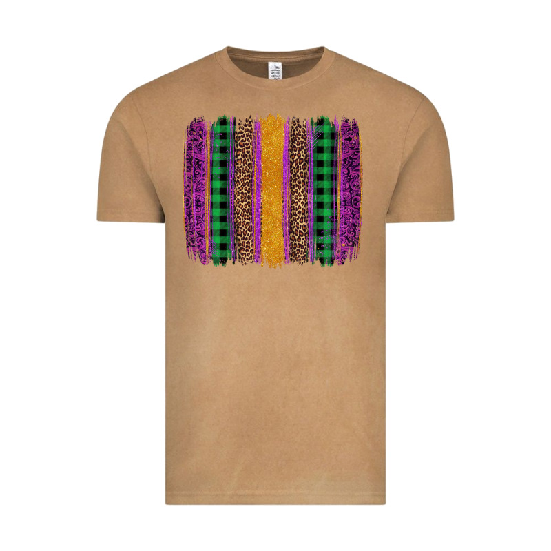 Mardi Gras Western Brush Stroke Vintage Tee by Artiststas | Teevron