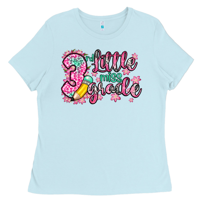 Little Miss 3rd Grade Ladies Tee by Zillion Design Studio | Teevron