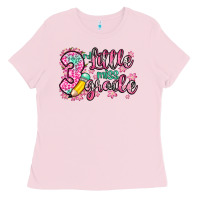 Bubblegum Pink little miss 3rd grade Ladies Tee - Zillion Design Studio
