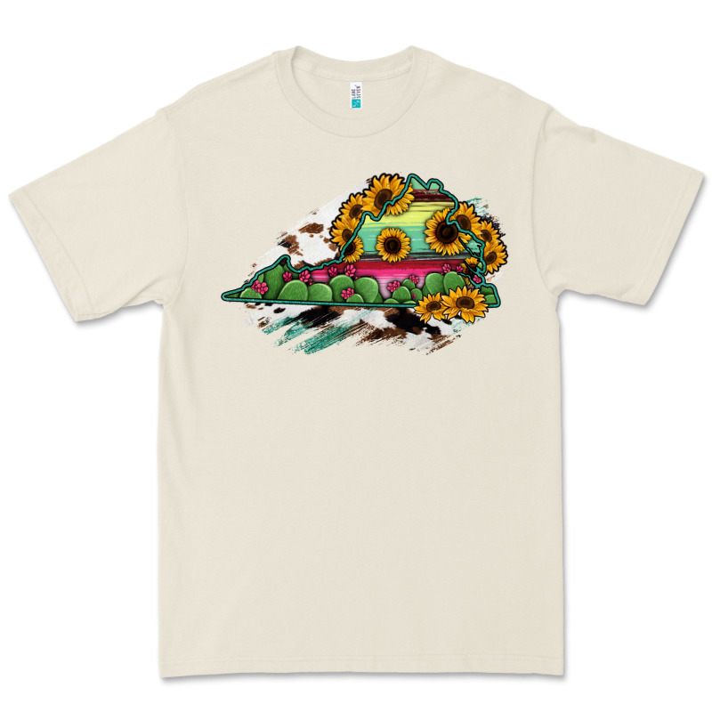 Virginia State Map Premium Tee by RanaPortraitStore | Teevron
