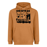 Meerkat Christmas Begins With Christ Heavyweight Hoodie - Bettercallsaul