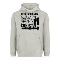 Moon Dust Christmas Begins With Christ Heavyweight Hoodie - Bettercallsaul