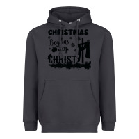 Smoke Christmas Begins With Christ Heavyweight Hoodie - Bettercallsaul