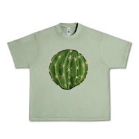 Oil Green cactus Urban Heavy Tee - BarkalooDesign
