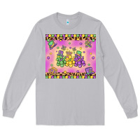 Moon Dust mardi gras bead dogs Long Sleeve Tee - MaliasSmallBusiness