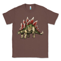 Chestnut Stegosaurus Classic Tee - LillyAllenDesigns