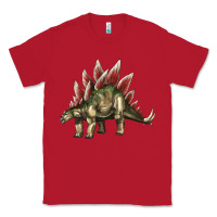 Red Stegosaurus Classic Tee - LillyAllenDesigns