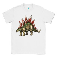 White Stegosaurus Classic Tee - LillyAllenDesigns
