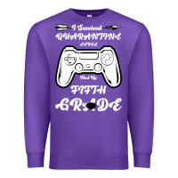 Purple I Survived Quarantine Level Next Fifth Grade Premium Sweatshirt - Bettercallsaul