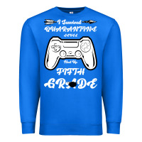 True Royal I Survived Quarantine Level Next Fifth Grade Premium Sweatshirt - Bettercallsaul