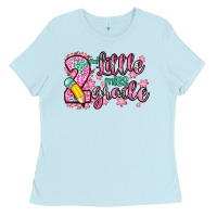 Baby Blue little miss 2nd grade Ladies Tee - Zillion Design Studio