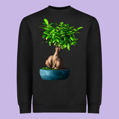 Ficus Ginsenge Heavyweight Sweatshirt Designed By Lillyallendesigns