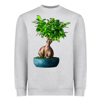 Heather Grey Ficus Ginsenge Heavyweight Sweatshirt - LillyAllenDesigns