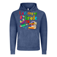 Vintage Denim last day of fifth grade Vintage Hoodie - Artiststas