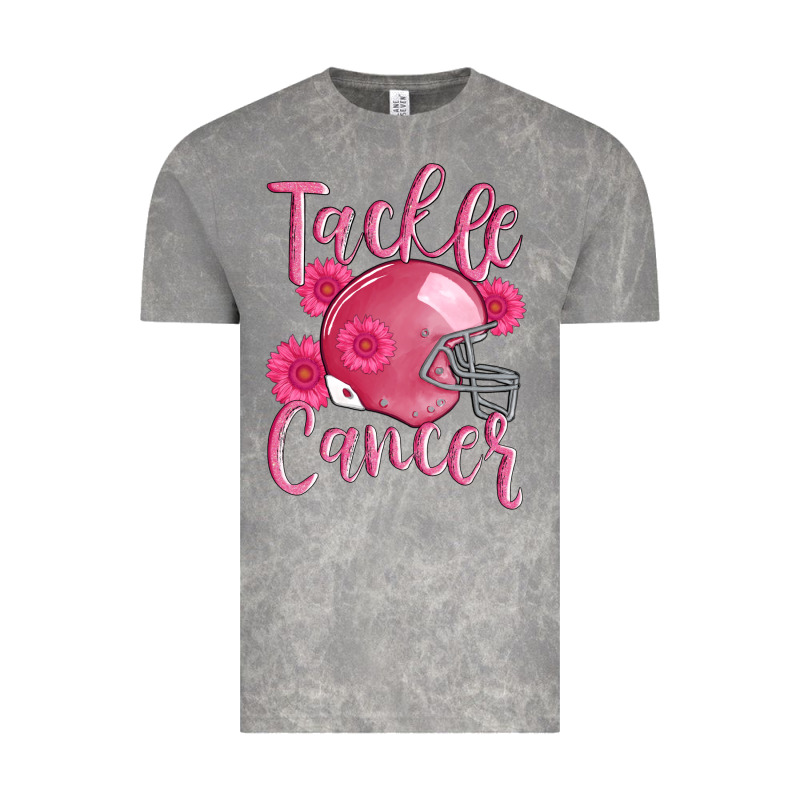 Tackle Cancer Helmet Vintage Tee by AdoDesignShop | Teevron