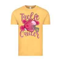 Vintage Mustard tackle cancer helmet Vintage Tee - AdoDesignShop