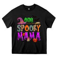 Black one spooky mama Heavy Core Tee - Zillion Design Studio