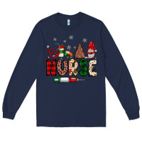 Navy nurse Christmas Long Sleeve Tee - JahusDesignShop