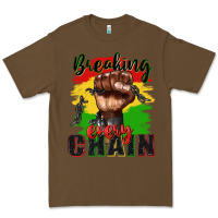 Cacao Breaking every chain juneteenth Premium Tee - Zillion Design Studio