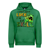 Emerald I don't need luck i've got skill Urban Hoodie - CowGirlArtShop
