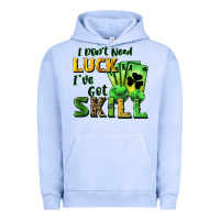Pigment Grape Ice I don't need luck i've got skill Urban Hoodie - CowGirlArtShop