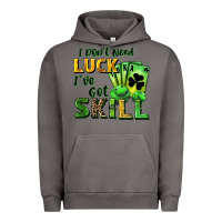Pigment Tornado I don't need luck i've got skill Urban Hoodie - CowGirlArtShop