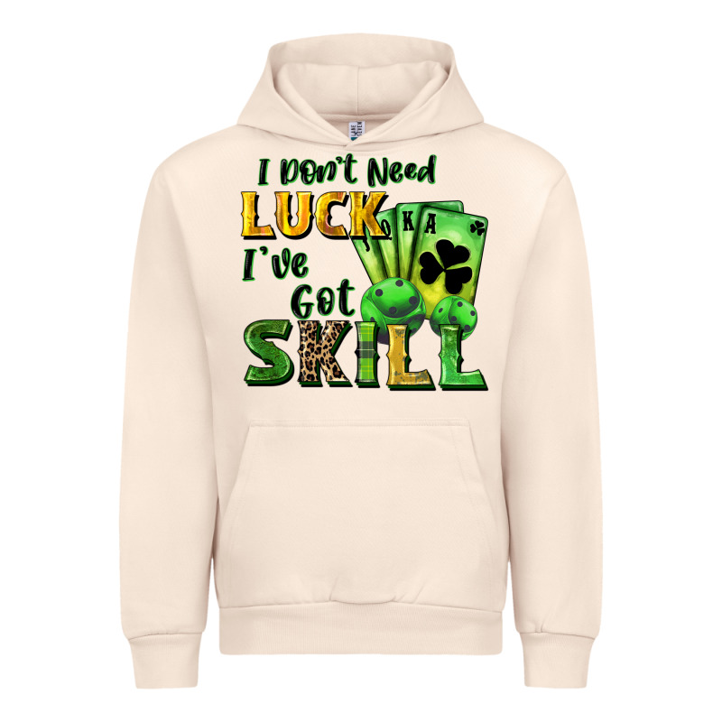 I Don't Need Luck I've Got Skill Urban Hoodie by CowGirlArtShop | Teevron